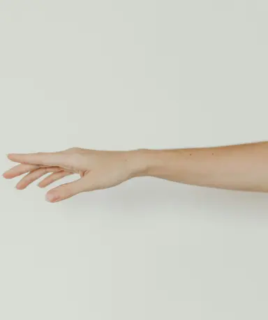 KI Bildbearbeitung Beispiel: Originalbild eines Arms